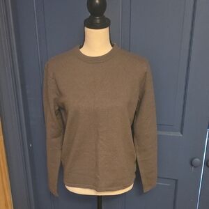 No Wear Artefact Merino Wool Dusty Purple Crew Neck Sweater Lg Fits Like Medium